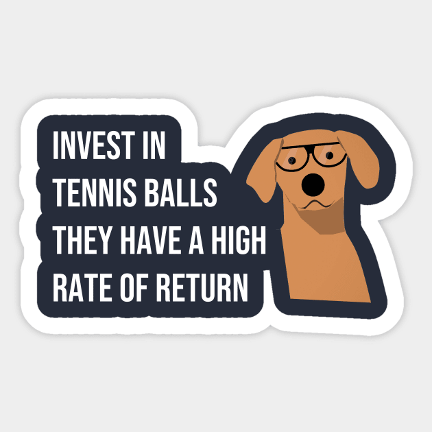 Funny Dog Accountant Financial Advisor Finance Teacher Sticker by TheCreekman